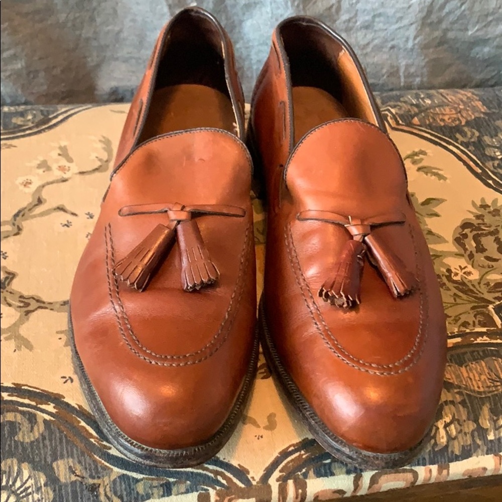 MEN’S FootJoy Men’s leather tassel loafers, 11B